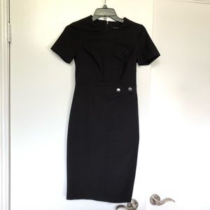 Black Banana Republic Bodycon Midi Dress